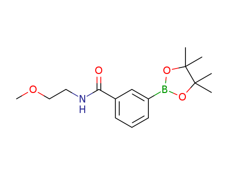 N-(2-methoxyethyl)-3-(4,4,5,5-tetramethyl-1,3,2-dioxaborolan-2-yl)benzamide