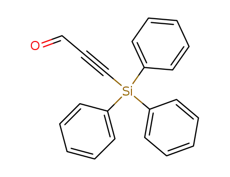Molecular Structure of 69618-26-4 (2-Propynal, 3-(triphenylsilyl)-)