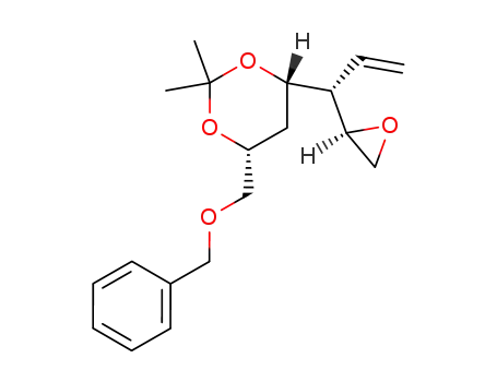(4R,6S)-4-Benzyloxymethyl-2,2-dimethyl-6-((S)-(R)-1-oxiranyl-allyl)-[1,3]dioxane
