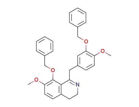 8-Benzyloxy-1-(3-benzyloxy-4-methoxy-benzyl)-7-methoxy-3,4-dihydro-isoquinoline