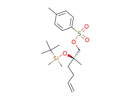 (S)-5-methyl-5-tert-butyldimethylsilyloxy-6-tosyloxyhexene