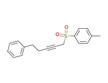 1-Methyl-4-(5-phenyl-pent-2-yne-1-sulfonyl)-benzene