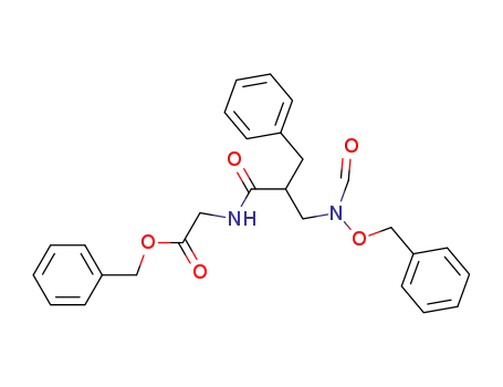 N-<3(RS)-<N-(benzyloxy)-N-formylamino>-1-oxo-2-benzylpropyl>glycine benzyl ester