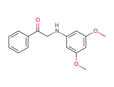 2-<(3,5-dimethoxyphenyl)amino>-1-phenylethanone