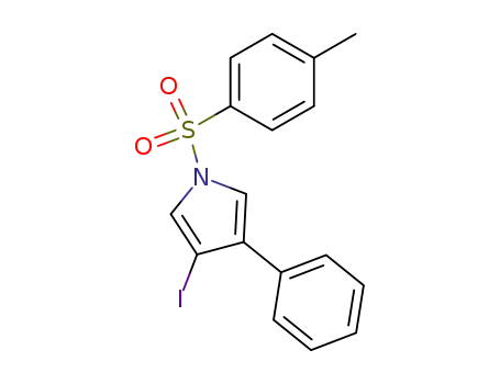 1-(p-toluenesulfonyl)-3-iodo-4-phenyl-1H-pyrrole