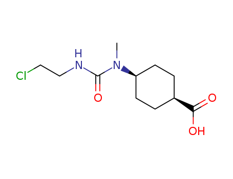 4-(2-chloroethylcarbamoyl-methyl-amino)cyclohexane-1-carboxylic acid cas  87640-30-0