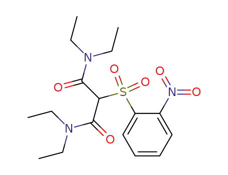 Propanediamide, N,N,N',N'-tetraethyl-2-[(2-nitrophenyl)sulfonyl]-