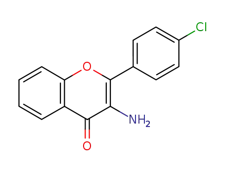 3-amino-2-(4-chlorophenyl)-4H-1-benzopyran-4-one