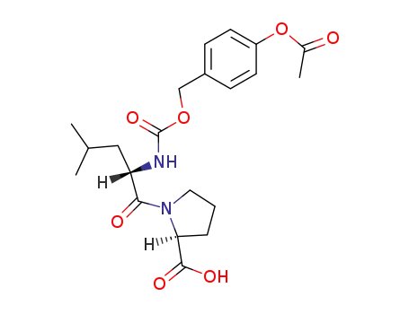 (S)-1-[(S)-2-(4-Acetoxy-benzyloxycarbonylamino)-4-methyl-pentanoyl]-pyrrolidine-2-carboxylic acid