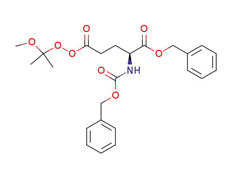 Pentaneperoxoic acid,
5-oxo-5-(phenylmethoxy)-4-[[(phenylmethoxy)carbonyl]amino]-,
1-methoxy-1-methylethyl ester, (4S)-