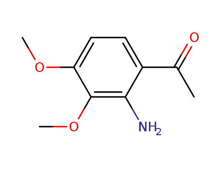 Molecular Structure of 49701-79-3 (1-(2-Amino-3,4-dimethoxyphenyl)ethanone)