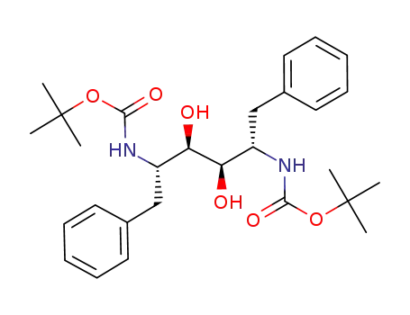 2,5-bis[(tert-butoxycarbonyl)amino]-1,2,5,6-tetradeoxy-1,6-diphenyl-L-iditol