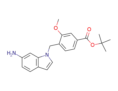 tert-butyl 4-<(6-aminoindazol-1-yl)methyl>-3-methoxybenzoate