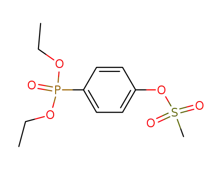 4-디에틸포스포노-(O-메탄술포닐)페놀