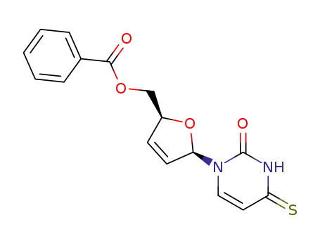 5'-O-benzoyl-2',3'-didehydro-2',3'-dideoxy-4-thiouridine