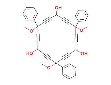 4,10,16-Trimethoxy-4,10,16-triphenyl-cyclooctadeca-2,5,8,11,14,17-hexayne-1,7,13-triol