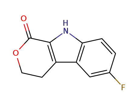 Pyrano[3,4-b]indol-1(3H)-one, 6-fluoro-4,9-dihydro-