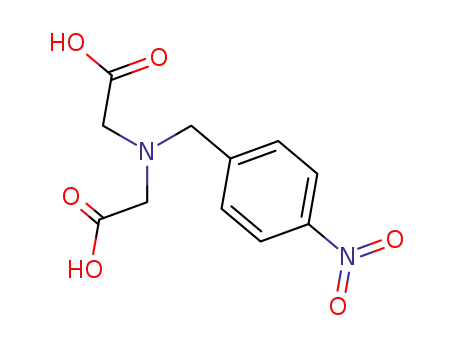Molecular Structure of 76268-69-4 (Glycine, N-(carboxymethyl)-N-[(4-nitrophenyl)methyl]-)