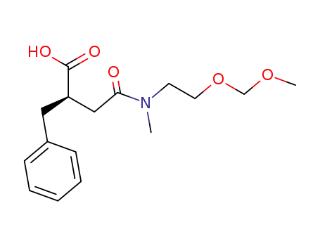 (2R)-2-benzyl-3-<<<2-(methoxymethoxy)ethyl>methylamino>carbonyl>propionic acid
