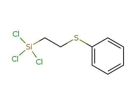 Molecular Structure of 33206-97-2 (trichloro(2-phenylsulfanylethyl)silane)