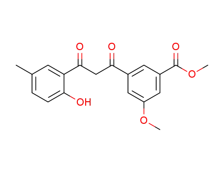 methyl 3-[3-(2-hydroxy-5-methylphenyl)-3-oxopropanoyl]-5-methoxybenzoate