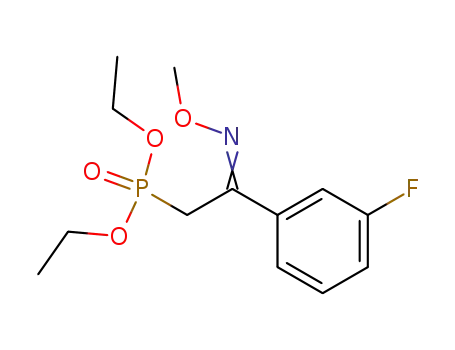 {2-(3-Fluoro-phenyl)-2-[(Z)-methoxyimino]-ethyl}-phosphonic acid diethyl ester