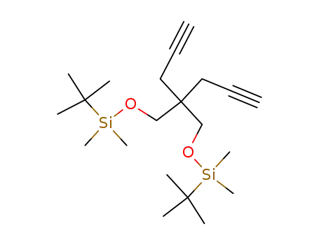 Molecular Structure of 170660-95-4 (4,4-bis(t-butyldimethylsilyloxymethyl)-1,6-heptadiyne)