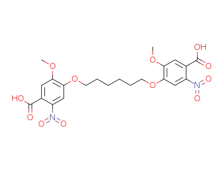 Benzoic acid, 4,4'-[1,6-hexanediylbis(oxy)]bis[5-methoxy-2-nitro-