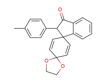 2'-(4-methylphenyl)spiro<2,5-cyclohexadiene-1,1'-<1H>indene>-3'(2'H),4-dione 4-ethylene acetal