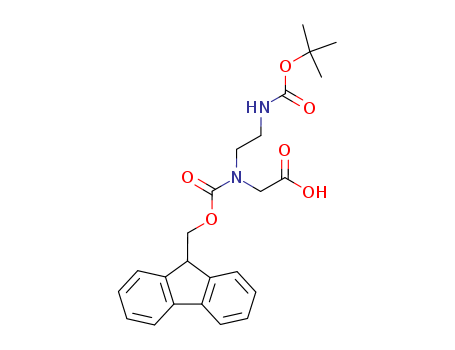 2-[[[(9H-Fluoren-9-yl)methoxy]carbonyl][2-[(tert-butoxycarbonyl)amino]ethyl]amino]acetic acid