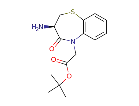 tert-butyl (R)-3-amino-4-oxo-2,3,4,5-tetrahydro-1,5-benzothiazepine-5-acetate