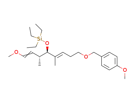 Triethyl-[(E)-(R)-5-(4-methoxy-benzyloxy)-1-((E)-(R)-3-methoxy-1-methyl-allyl)-2-methyl-pent-2-enyloxy]-silane