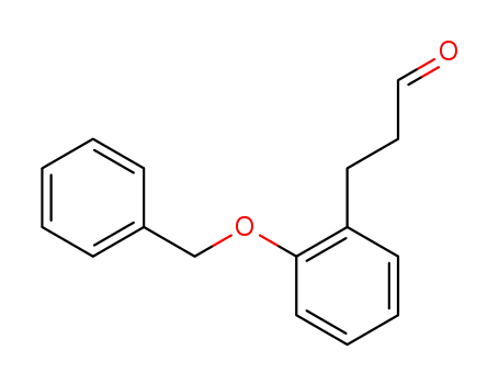 Molecular Structure of 75677-03-1 (Benzenepropanal, 2-(phenylmethoxy)-)