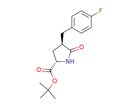 L-Proline, 4-[(4-fluorophenyl)methyl]-5-oxo-, 1,1-dimethylethyl ester,
trans-