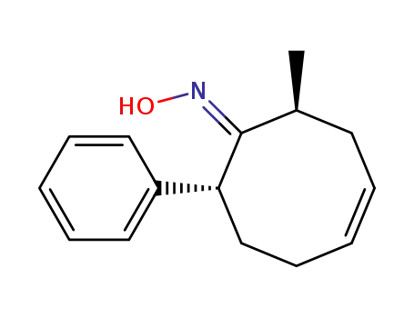 <(+/-)-2S-trans-syn>-2-methyl-8-phenyl-4-cycloocten-1-one oxime