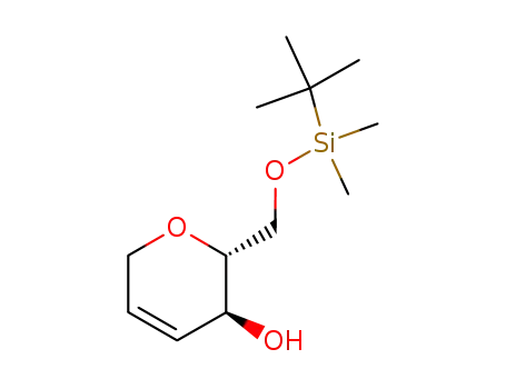 6-O-(tert-butyldimethylsilyl)-1,5-anhydro-2,3-dideoxy-D-erythro-hex-2-enitol