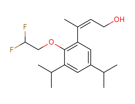 2-Buten-1-ol, 3-[2-(2,2-difluoroethoxy)-3,5-bis(1-methylethyl)phenyl]-,
(2Z)-