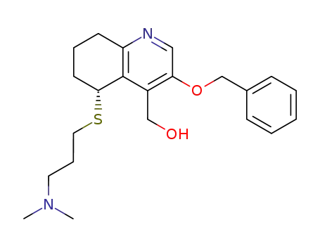 [(R)-3-Benzyloxy-5-(3-dimethylamino-propylsulfanyl)-5,6,7,8-tetrahydro-quinolin-4-yl]-methanol