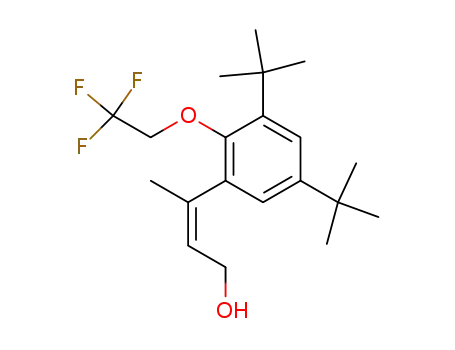2-Buten-1-ol,
3-[3,5-bis(1,1-dimethylethyl)-2-(2,2,2-trifluoroethoxy)phenyl]-, (2Z)-