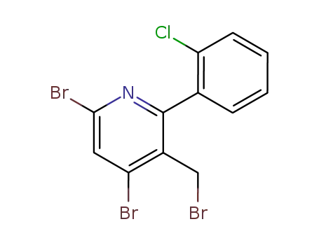 4,6-dibromo-3-(bromomethyl)-2-(2-chlorophenyl)Pyridine