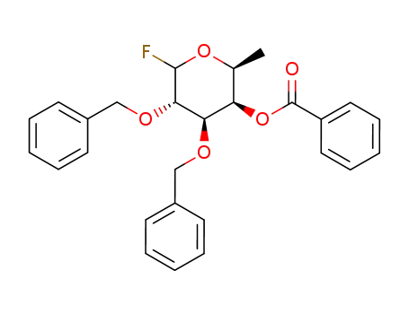 fluoro-4-O-benzoyl-6-deoxy-2,3-di-O-benzyl-α/β-L-galactopyranose