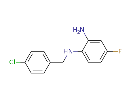 2-<<(4-chlorophenyl)methyl>amino>-5-fluoroaniline