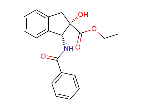 (1R,2S)-ethyl 1-benzoylamino-2-hydroxyindan-2-carboxylate