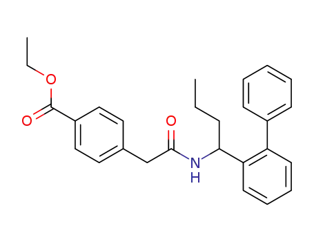 ethyl 4-<2-<<1-<2-(phenyl)-phenyl>butyl>amino>-2-oxoethyl>-benzoate