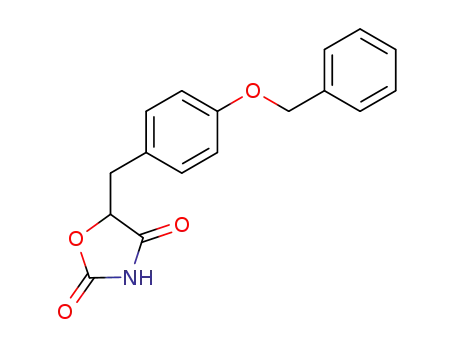 2,4-Oxazolidinedione, 5-[[4-(phenylmethoxy)phenyl]methyl]-