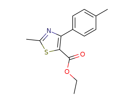 2-메틸-4-(4-메틸페닐)-5-티아졸탄산에틸에스테르