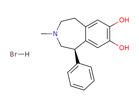 3-methyl-1-phenyl-2,3,4,5-tetrahydro-1H-3-benzazepine-7,8-diol hydrobromide (1:1)
