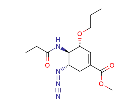 (3R,4R,5S)-5-Azido-4-propionylamino-3-propoxy-cyclohex-1-enecarboxylic acid methyl ester