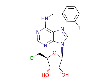 5'-chloro-5'-deoxy-N<sup>6</sup>-(3-iodobenzyl)adenosine