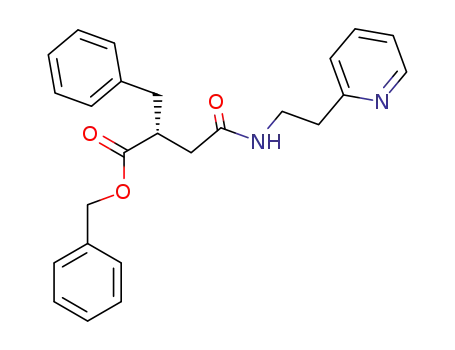 benzyl (2R)-2-benzyl-3-<<(2-pyridin-2-ylethyl)amino>carbonyl>propionate